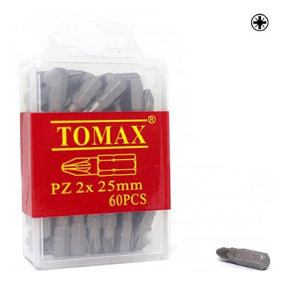 Купить Бита Tomax PZ-2х25мм 60шт Инструмент и оборудование