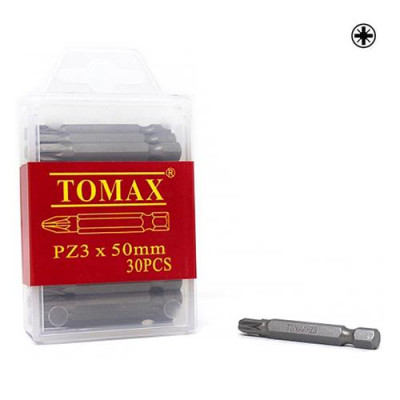 Бита Tomax PZ-3х50мм 30шт Купить Бита Tomax PZ-3х50мм 30шт Инструмент и оборудование