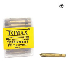 Бита титановая Tomax PH-2х50мм 30шт