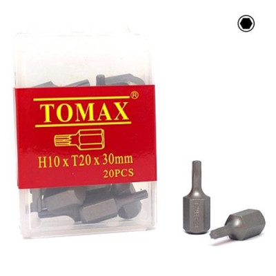 Бита автомобильная Tomax H-10хT-20х30мм 20шт Купить Бита автомобильная Tomax H-10хT-20х30мм 20шт Инструмент и оборудование