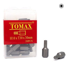 Бита автомобильная Tomax H-10хT-30х30мм 20шт