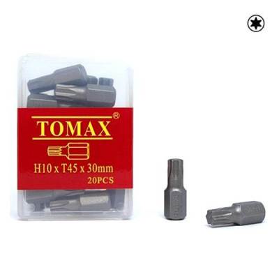 Купить Бита автомобильная Tomax H-10хT-45х30мм 20шт Инструмент и оборудование