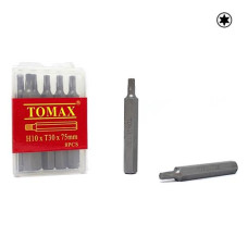 Бита автомобильная Tomax H-10хT-30х75мм 8шт