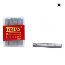 Бита автомобильная Tomax H-10хT-55х75мм 8шт