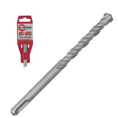 Купить Бур Intertool SD-1226 SDS Plus S4 12x260мм Инструмент и оборудование