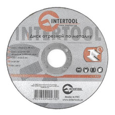Купить Круг отрезной по металлу Intertool CT-4007 125х1.2х22.2мм Инструмент и оборудование