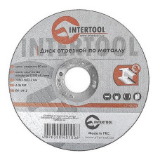 Купить Круг отрезной по металлу Intertool CT-4010 125х2.5х22.2мм Инструмент и оборудование