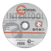 Круг отрезной по металлу Intertool CT-4014 180х2.0х22.2мм