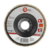 Диск шлифовальный лепестковый Intertool BT-0112 115х22мм зерно K120