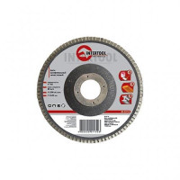 Диск шлифовальный лепестковый Intertool BT-0204 125х22мм зерно K40