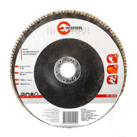 Диск шлифовальный лепестковый Intertool BT-0224 180х22мм зерно K40