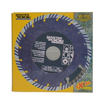 Диск алмазный MasterTool 19-1115 Segmented Тurbo 115мм Купить Диск алмазный MasterTool 19-1115 Segmented Тurbo 115мм Инструмент и оборудование