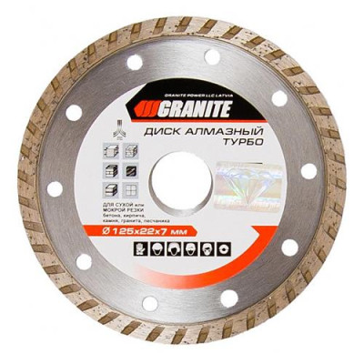 Купить Диск алмазный Granite 9-02-230 Тurbo 230мм Инструмент и оборудование