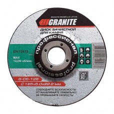 Диск абразивный зачистной Granite 8-05-116 по камню 115х6.0х22.2мм