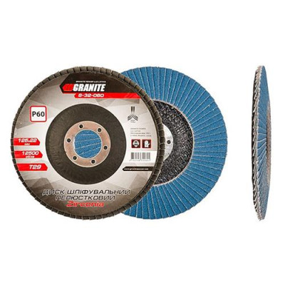 Диск шлифовальный лепестковый конусный Mastertool 8-32-060 Zirconia Т29 зерно 60 125x22мм Купить Диск шлифовальный лепестковый конусный Mastertool 8-32-060 Zirconia Т29 зерно 60 125x22мм Инструмент и оборудование