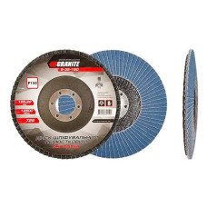 Купить Диск шлифовальный лепестковый конусный Mastertool 8-32-150 Zirconia Т29 зерно 150 125x22мм Инструмент и оборудование