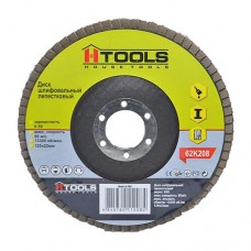 Диск шлифовальный H-Tools 62K210 лепестковый 125х22мм зерно 100