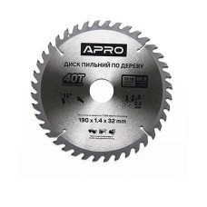 Диск пильный по дереву Apro 830175 190х32х40T