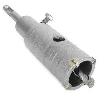 Комплект сверло корончатое по бетону Intertool SD-7036 36мм плюс переходник SDS Plus 100мм