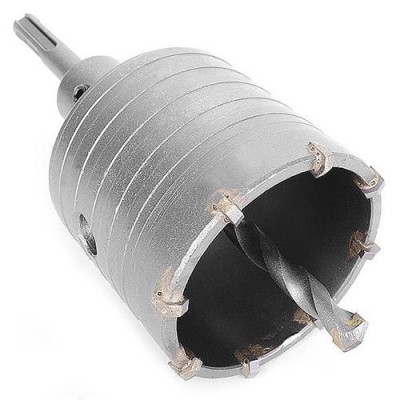 Купить Комплект сверло корончатое по бетону Intertool SD-7065 65мм плюс переходник SDS Plus 100мм Инструмент и оборудование