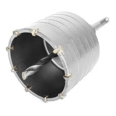 Купить Комплект сверло корончатое по бетону Intertool SD-7075 75мм плюс переходник SDS Plus 100мм Инструмент и оборудование