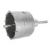 Купить Комплект сверло корончатое по бетону Intertool SD-7080 80мм плюс переходник SDS Plus 100мм Инструмент и оборудование