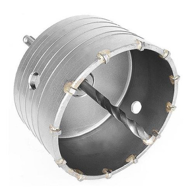Купить Комплект сверло корончатое по бетону Intertool SD-7105 105мм плюс переходник SDS Plus 100мм Инструмент и оборудование