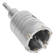 Купить Комплект сверло корончатое по бетону Intertool SD-7050 50мм плюс переходник SDS Plus 100мм Инструмент и оборудование