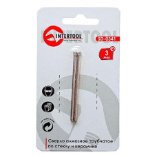 Купить Коронки трубчатые по стеклу и керамике Intertool SD-034 3мм .2шт Инструмент и оборудование
