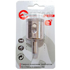 Купить Коронки трубчатые по стеклу и керамике Intertool SD-0357 26мм Инструмент и оборудование