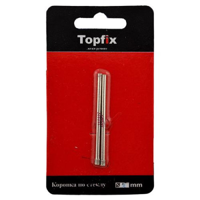 Купить Коронка алмазная по стеклу и керамике Topfix 3мм Инструмент и оборудование