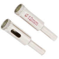 Коронки Sigma 1541121 алмазные по керамике и стеклу 12мм