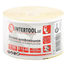 Купить Шлифовальная шкурка Intertool BT-0820 на бумажной основе К100 115мм 50м Инструмент и оборудование