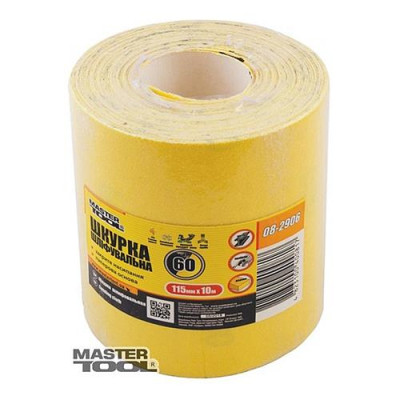 Купить Шкурка шлифовальная Mastertool 08-2932 на бумажной основе Р320 115мм 10м Инструмент и оборудование