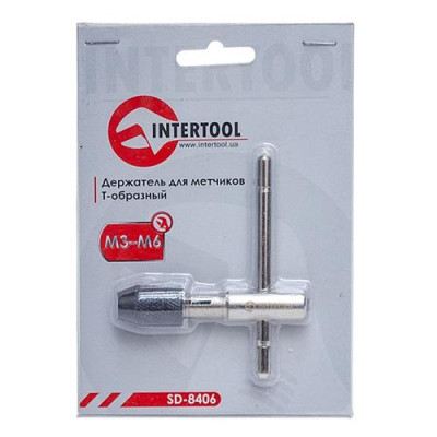 Держатель для метчиков Intertool SD-8406 Т-образный M3-M6 Купить Держатель для метчиков Intertool SD-8406 Т-образный M3-M6 Инструмент и оборудование
