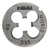 Плашка Sigma 1604261 М10х1.0мм