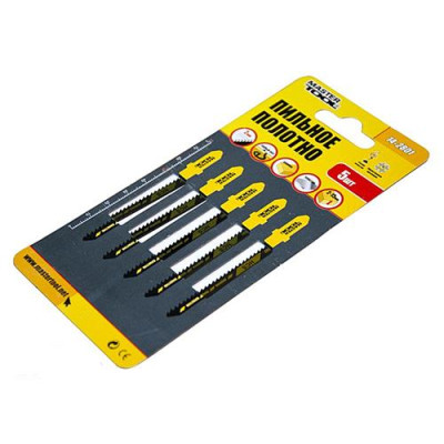 Купить Пильное полотно Mastertool 14-2801 для лобзика по дереву Т119BО 5шт Инструмент и оборудование