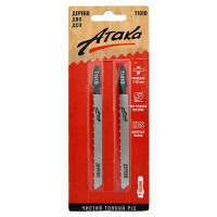 Пилки для электрического лобзика Атака T101B 2 шт
