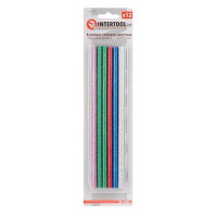 Комплект клеевых стержней Intertool RT-1034 7.4x200мм ассорти 12шт