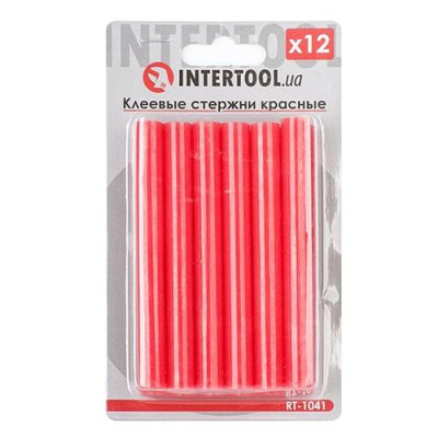 Комплект клеевых стержней Intertool RT-1041 11.2x100мм красные 12шт Купить Комплект клеевых стержней Intertool RT-1041 11.2x100мм красные 12шт Инструмент и оборудование