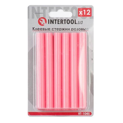 Комплект клеевых стержней Intertool RT-1045 11.2x100мм розовые 12шт Купить Комплект клеевых стержней Intertool RT-1045 11.2x100мм розовые 12шт Инструмент и оборудование