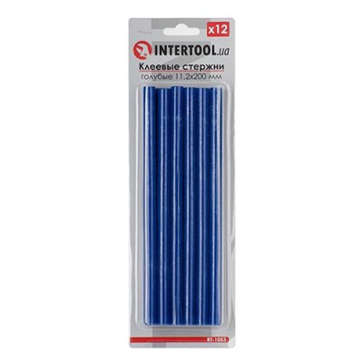 Комплект клеевых стержней Intertool RT-1053 11.2x200мм голубые 12шт Купить Комплект клеевых стержней Intertool RT-1053 11.2x200мм голубые 12шт Инструмент и оборудование