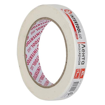 Лента малярная Intertool DM-1941 19мм 40м белая 12шт Купить Лента малярная Intertool DM-1941 19мм 40м белая 12шт Инструмент и оборудование