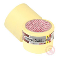 Лента малярная Intertool DM-7220 72мм х 20м желтая 2шт