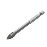 Сверло для плитки и стекла LT/Maxidrill 401-006 с шестигранным хвостовиком и 4 гранями 6мм