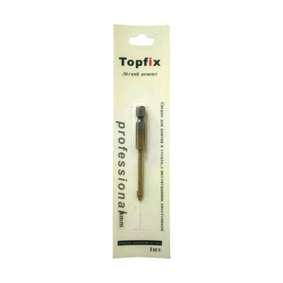 Купить Сверло для плитки и стекла Topfix с шестигранным хвостовиком 5 мм Инструмент и оборудование