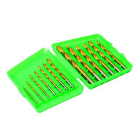 Набор сверл по металлу MasterTool 11-1305 HSS титан в пластиковой коробке 13шт