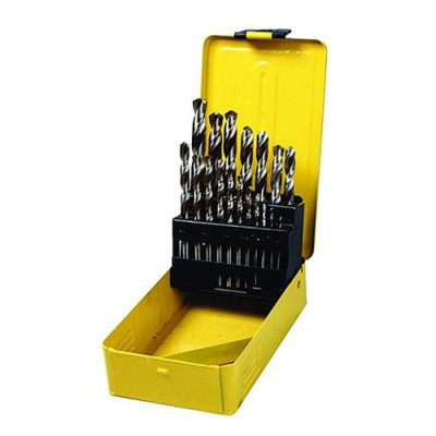 Купить Набор сверл по металлу MasterTool 11-0119 HSS 1-20мм шаг 0.5 в металлической коробке 19шт белые Инструмент и оборудование