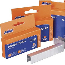 Скоба жесткая Miol 72-165 14x11.3x0.7мм 1000шт