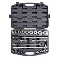 Купить Набор профессионального инструмента Intertool ET-6023 3/4" 20шт 19-50мм пластиковый кейс Инструмент и оборудование